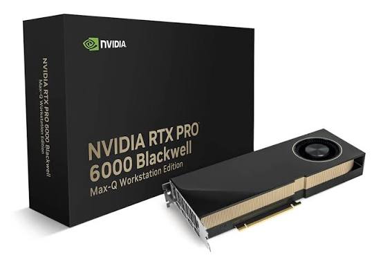NVIDIA RTX PRO 6000 Blackwell Workstation GPU 96GB GDDR7 Dual Fan.