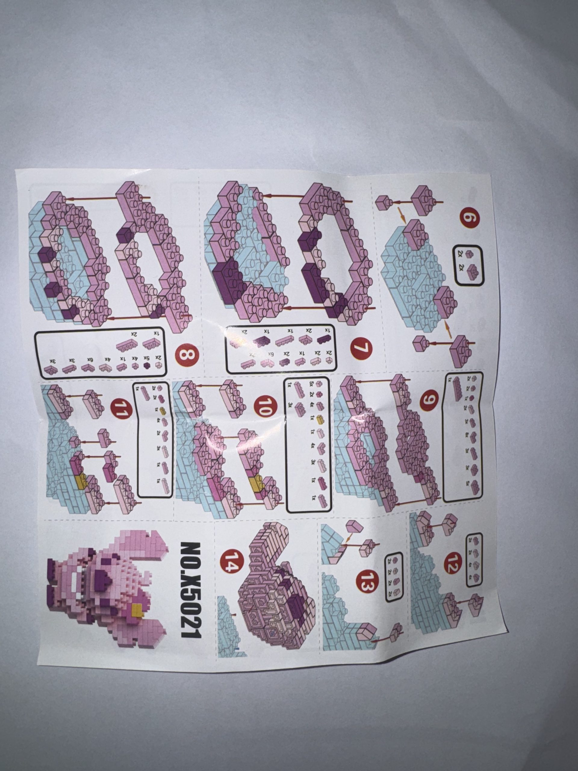 Rozi Stič (Angel) mini 3D kockice set 227 delova – Novo u kutiji